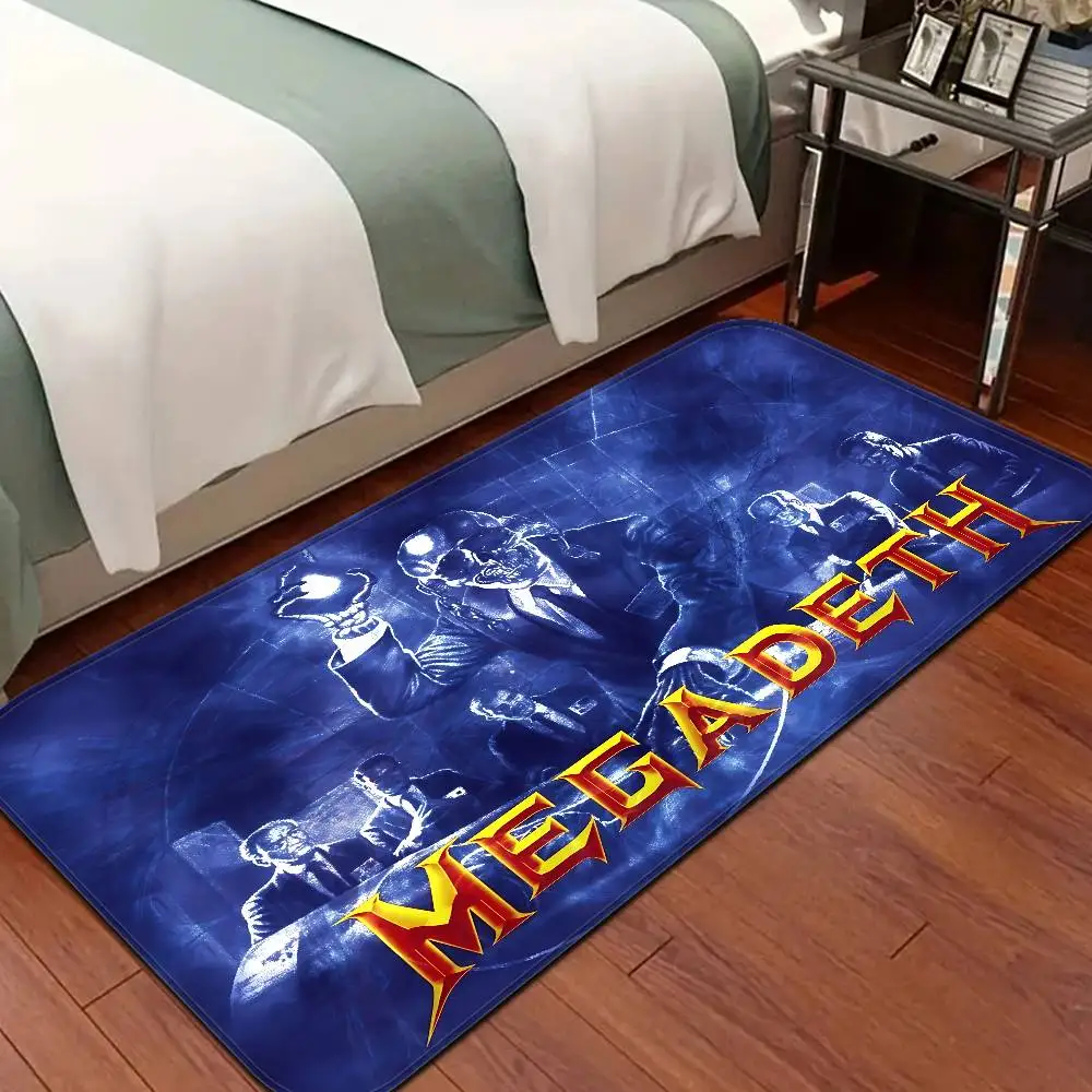 Band M-Megadeths Room Mats Cheaper Anti-slip Modern Living Room Balcony Printed Welcome Rug