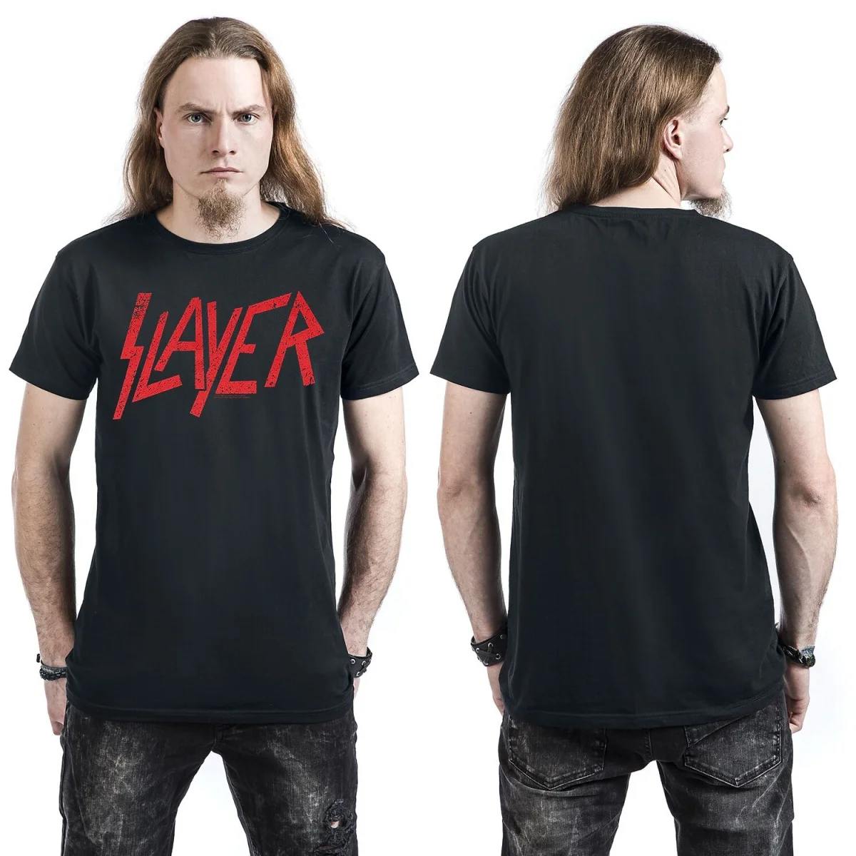 Neues Slayer Grafik-Baumwoll-T-Shirt Unisex Sommer Kurzarm Mode Marken-T-Shirt Luxus Casual Vintage Tees – Detail 5