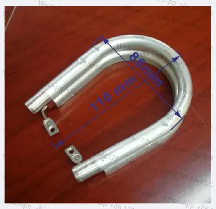 Elemento calefactor para máquina de café de 220V, 600-1000W, calentador de aluminio en forma de U para máquina de té, cafetera, piezas de tubo de calefacción eléctrica