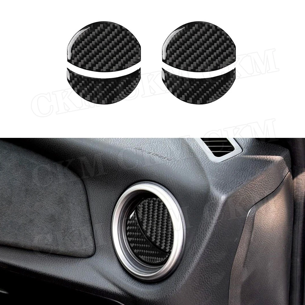 

Carbon Fiber Car Dashboard AC Air Vent Trim Frame Cover Stickers For Toyota GT86 FT86 ZN6 Subaru BRZ 2013-2019