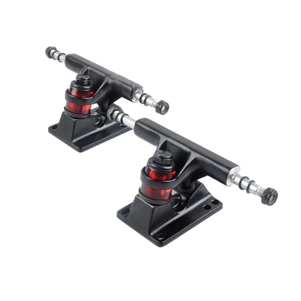 Fai da te Skateboard Trucks Gravity Casting Skate Trucks 3.25 pollici Fish Plate Tray staffa per Skateboard (nero)