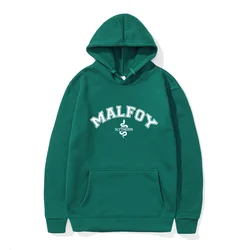 Malfoy Sweatshirt House Sweatshirts Dark Academia Crewneck College Sweatshirt Unisex Long Sleeve Pullover Autumn Winter Hoodies