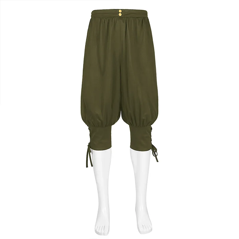 Victorian Renaissance Gothic Pirate Over-the-knee Shorts Trousers Lantern Pants Medieval Halloween Cosplay Costumes view 3