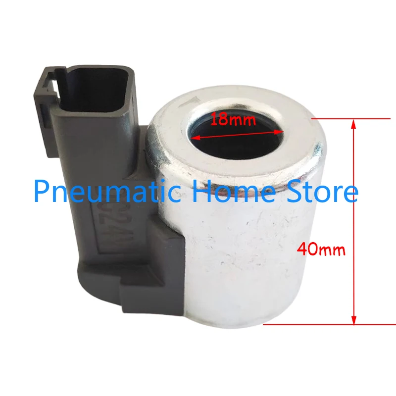 HYUNDAI Graafmachine Accessoires R215 R225-7 Pilot Veiligheidsslot Magneetventiel Spoel Interne Diameter 18mm Hoogte 40mm DC24V DC12V