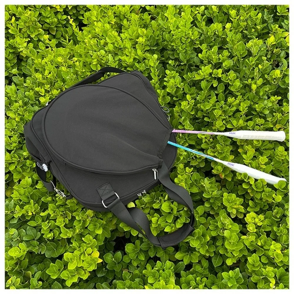 

Nylon Tennis Backpack Large Capacity Waterproof Badminton Racket Shoulder Bag Lightweight Adjustable Strap Pickleball Handbag