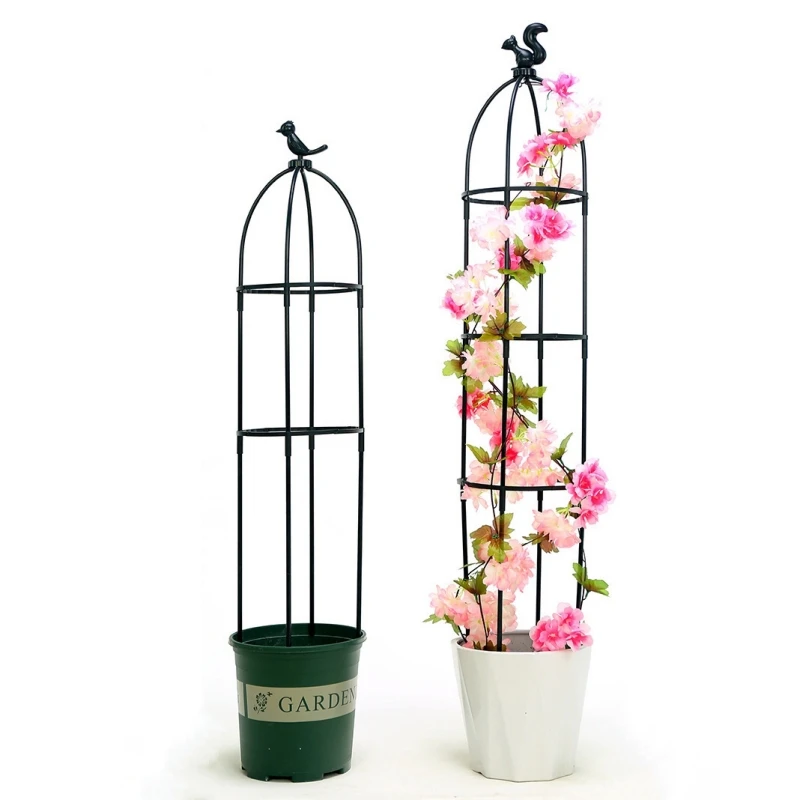 Climbing Plant Trellis Garden Tomato Support Cages For Flowers Plants Support Frame Trellis Climbing DIY Flower Vines Pot Stand