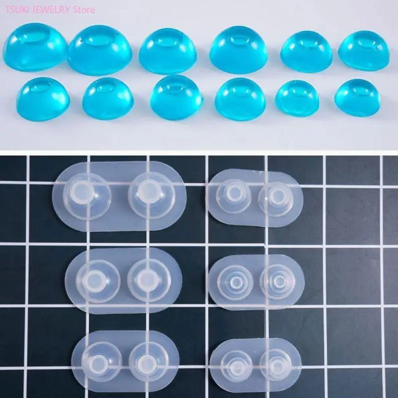 

6 Sizes Doll Eyes Mold for Doll Epoxy Resin Mould Handmade Jewelry Crafting Mold Doll Accessories Making Supplies