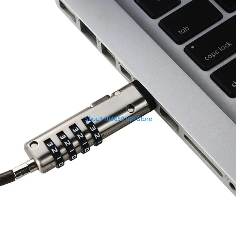 Travel 4 Digit Security Cable Chain 4 Digit Password Protections Theft