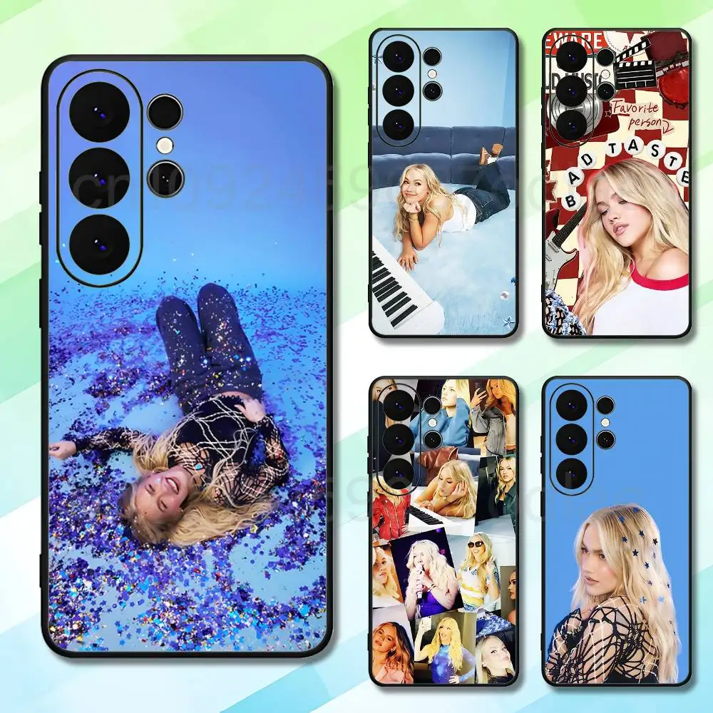 F-Freya S-Skye stardust Black Soft Skin-friendly For Samsung S20 S21 S25 S23 S22 S24 S26 Lite 5G Ultra Plus Phone Case