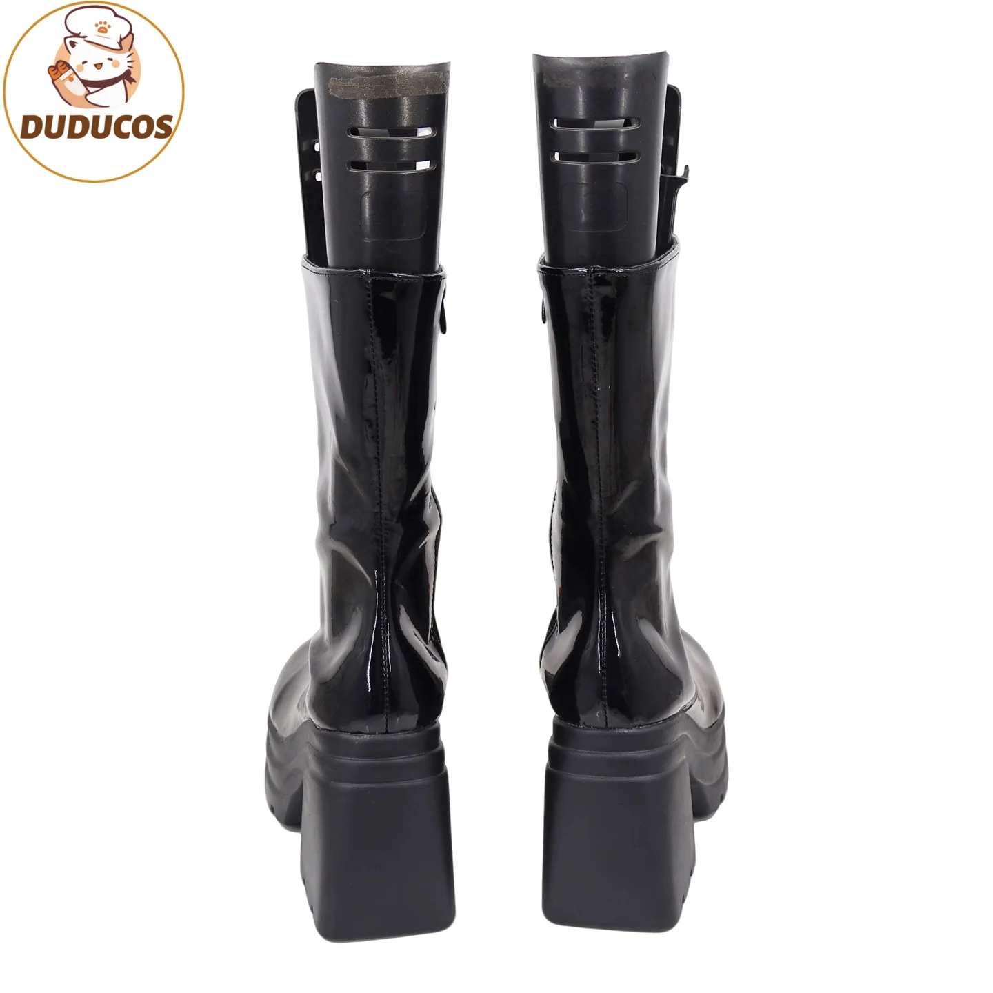 DUDU-R HUNTR X Kpop Demon Hunters Rumi zapatos de Cosplay mujeres niñas adultos botas de Cosplay Prop