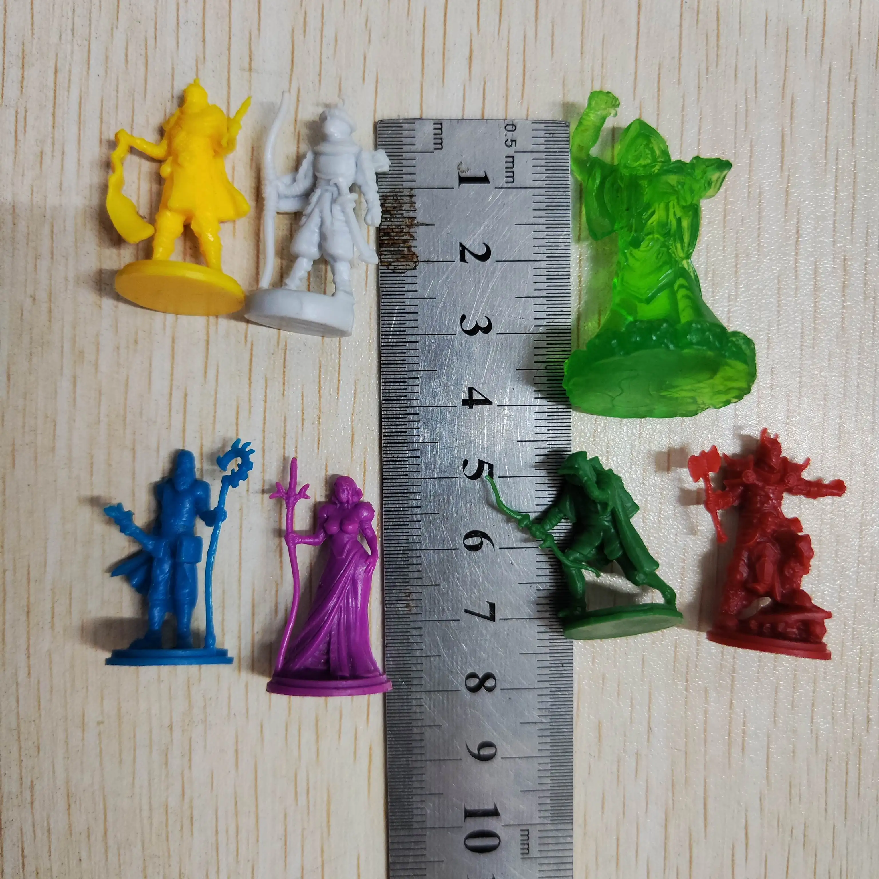 Lot of 7pcs The Cthulhu Acolyte CULTIST Duchy Baron Bowman Miniatures Board Game Mini Figure Collection Toys