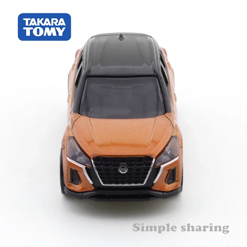 Takara Tomy-Nissan Kicks Cars para niños, vehículo de Motor de aleación, modelo de Metal fundido a presión, juguetes de regalo de Navidad para