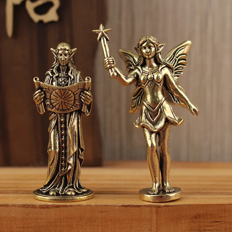 Fairy Princess Figure Home Decor  Ornament Retro Desktop Decoration Craft Fairy Prophet Ornament