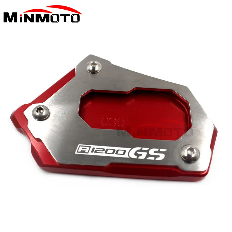 Motorcycle CNC Side Kickstand Stand Extension Plate For BMW R1200GS LC K50 R1200GS Adventure LC K51 R 1200 GS Side Stand Enlarge