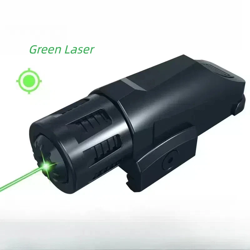 20mm LED el feneri & kırmızı lazer Sight & yeşil lazer ışık mavi lazer Sight 20mm ray monte el feneri avcılık Airsoft Accsesories