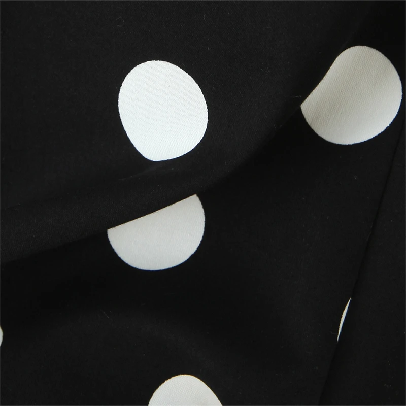 KEYANKETIAN 2025 Zomer Nieuwe Franse Stijl Zwart Wit Stippen Print Boog Halter Vest vrouwen V-hals Backless Hemdje Slanke Top