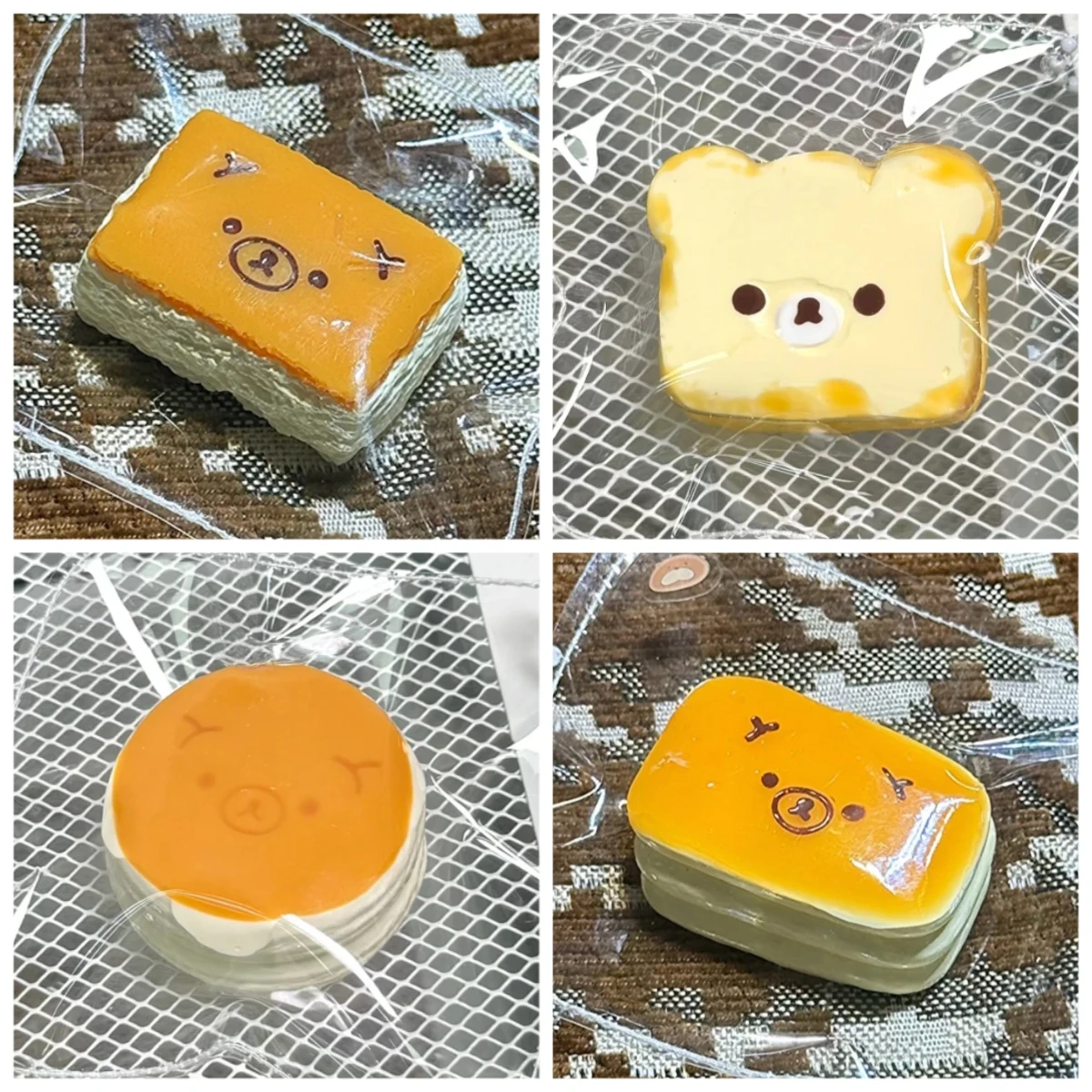 2026 New Rilakkuma Cakes Pastries Squishies Stress Relief Fidget Toy Decompression Plastic Ball