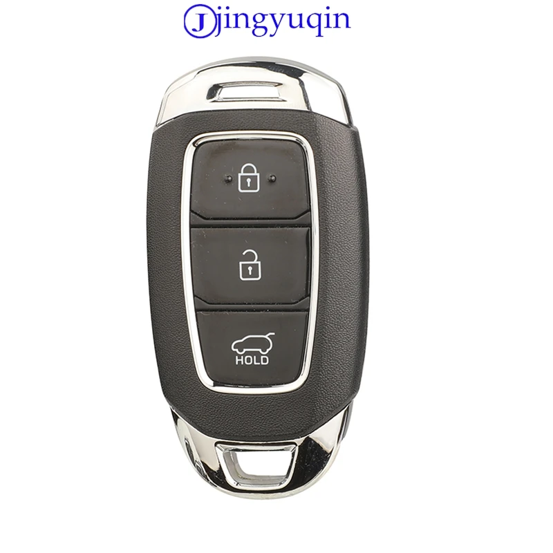 jingyuqin Remote Car Key Shell Smart Blade Fob Case Cover For Hyundai  Avante Elantra Veloster Santa Fe Palisade Kona