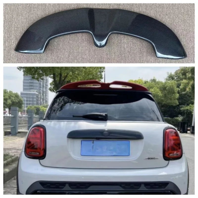 Per MINI Cooper S 2.0T F56 F55 S JCW Spoiler FRP di alta qualità non verniciato/vera fibra di carbonio 2013-2020