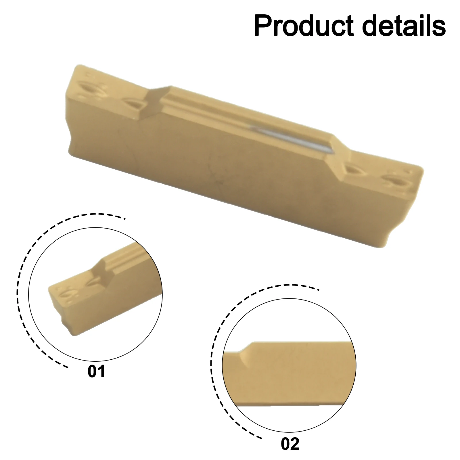 

10pcs MGMN300 M Carbide Inserts for MGEHRMGIVR Grooving Cutoff Special Chip Breaker Design Improved Cutting Control