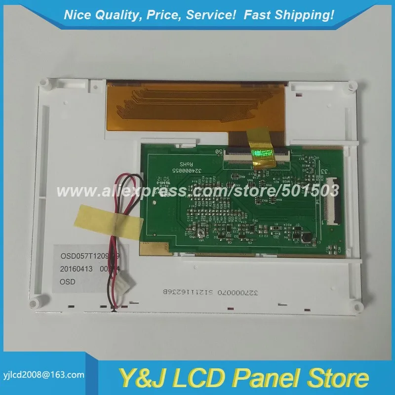 Moduli display LCD OSD057T1209-29 da 5,7 pollici Schermo grafico autonomo per dispositivi elettronici Colore nero