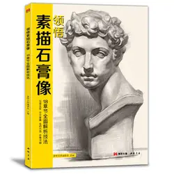Comprehend Sketch Plaster Statue 8 Open Copy Model Book Five Sense Structure Block Selected Textbook Joint Examination