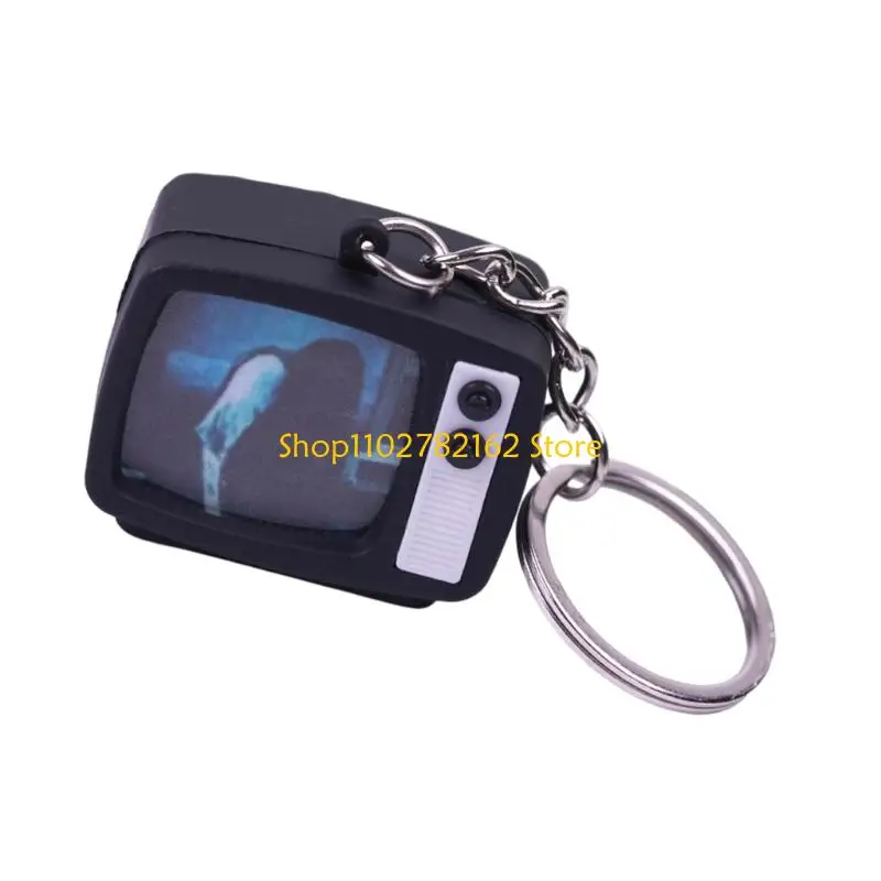 547B Television Bag Accent with Metal Loop and Screen Effect Display