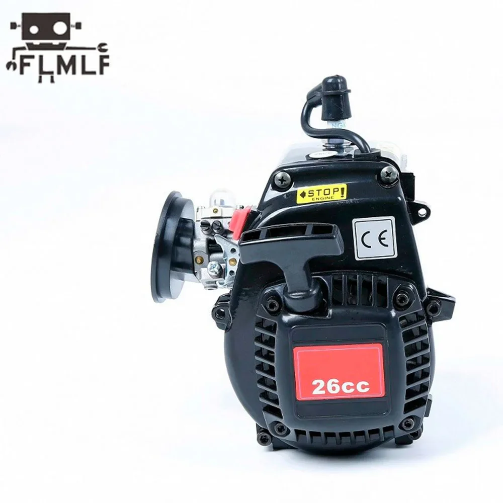 Motores de 2 tempos e 4 furos 26CC 29CC 30,5CC com carburador para peças 1/5 HPI ROFUN ROVAN KM BAJA LT DBXL FG Buggy GoPed RedCat