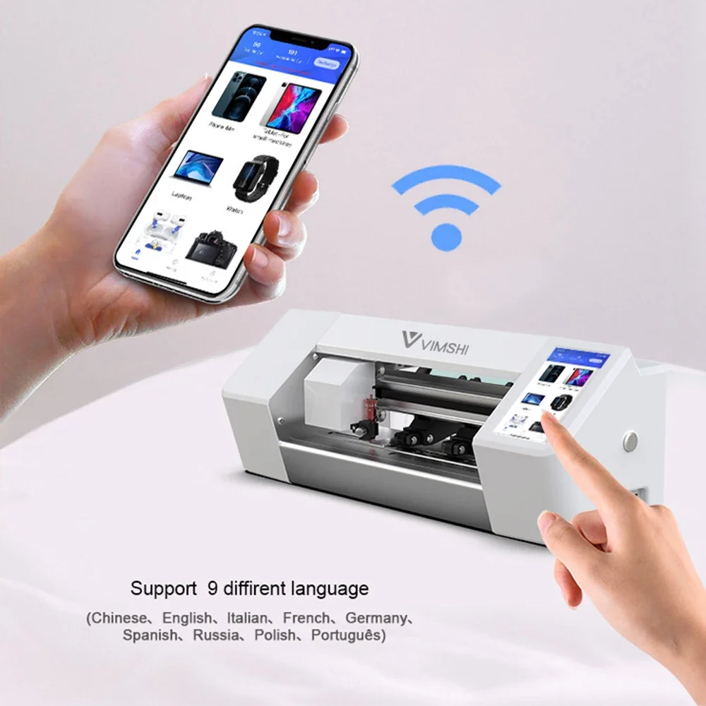 Dongguan Fabriek Groothandel Onbeperkt Screen Protector Mobiele Cover Warp Machine Plotter Sticker Maken Machine