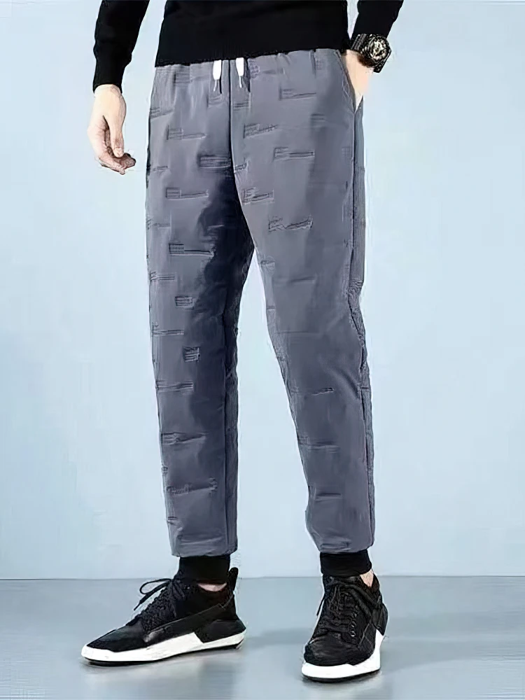 Outdoor Winter Verdicken Warme Hosen Männer Wasserdichte Gepolsterte Baumwolle Jogger Hosen Casual Sport Jogginghose Thermische Hosen Leichte – Detail 6