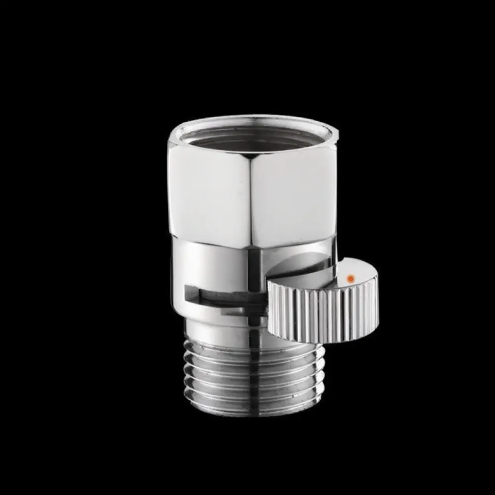 Solid Brass Quick Open Valve For Shower Head Hose Connector G1/2 Bathroom Water Flow Control Switch Straight Stop Cock