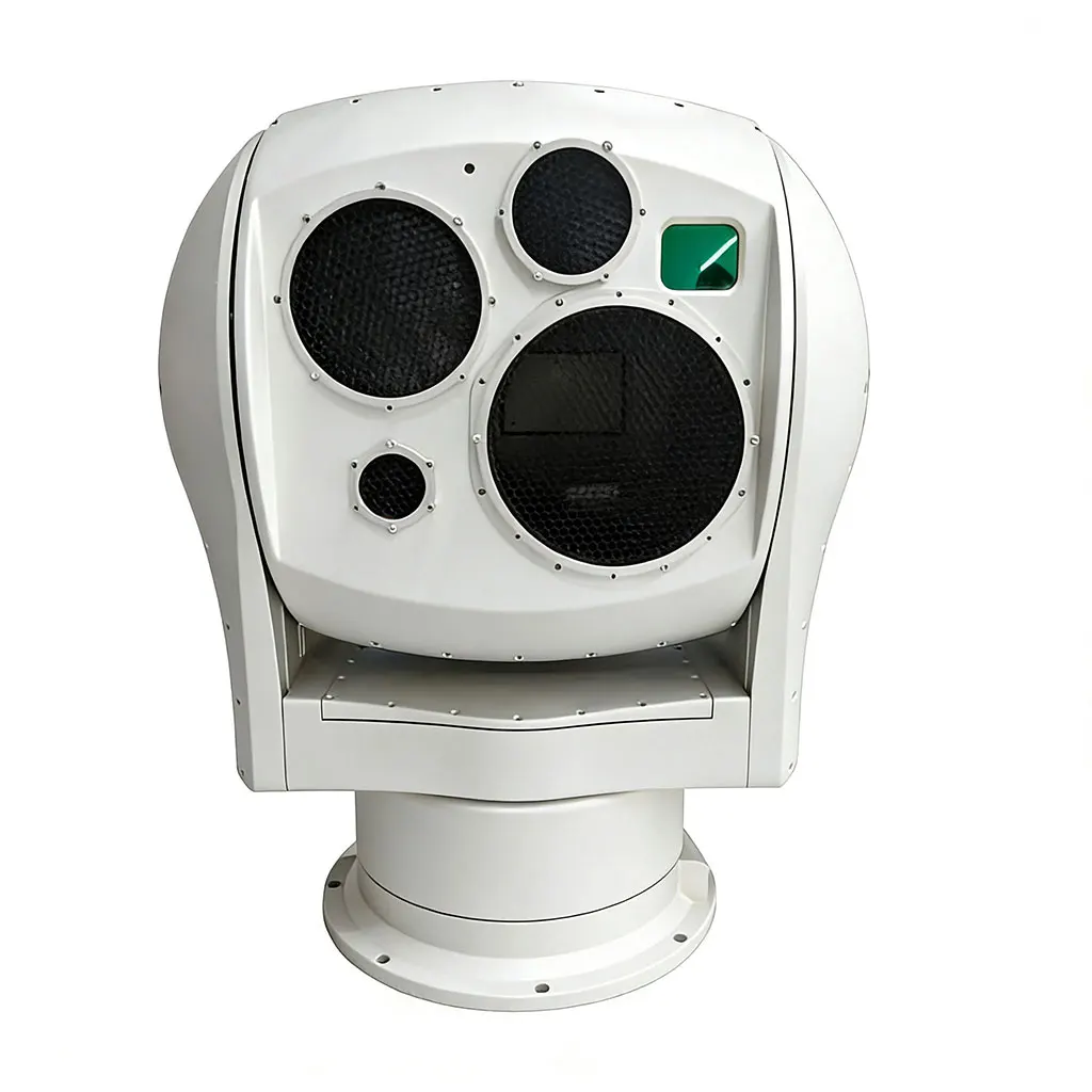 Vehicle Mounted 2-Axis Gyro Ball-Shaped Anti-Drone Camera 1280x1024 Thermal Imaging with 2km Drone Recognition