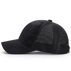 Camouflage Peaked Cap Summer Breathable Sun Hat Mesh Cap Men's and Women's Outdoor Baseball Cap Hiking Hat