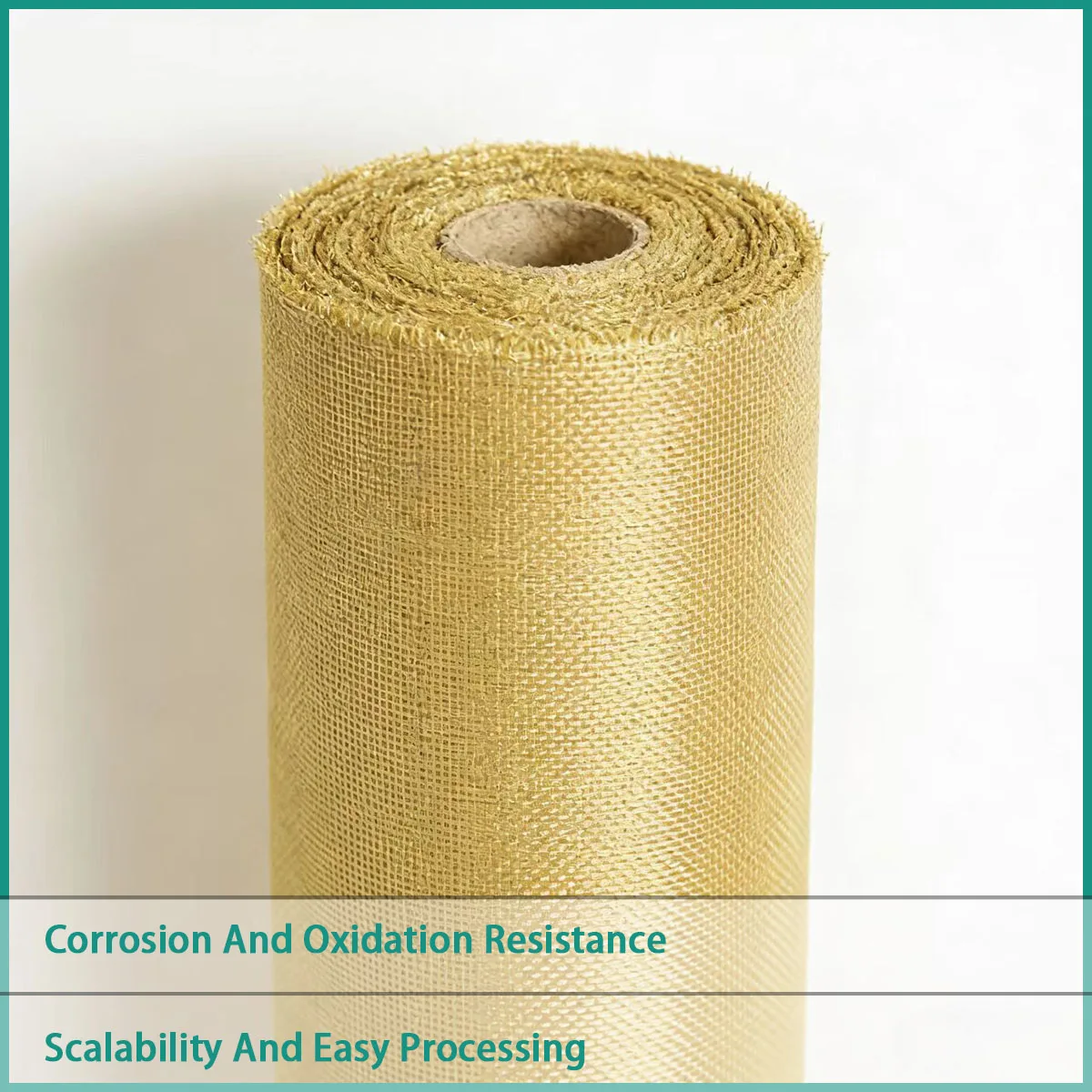 Brass mesh is used for electromagnetic shielding, heat dissipation and flow guidance