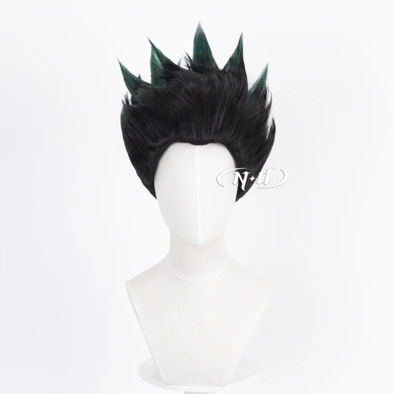 ND Gon Freecss Cosplay Perucas Peruca Hunterpedia Anime Cosplay Perucas de Cabelo para Fantasia de Halloween Festa Temática Comic Con Coser