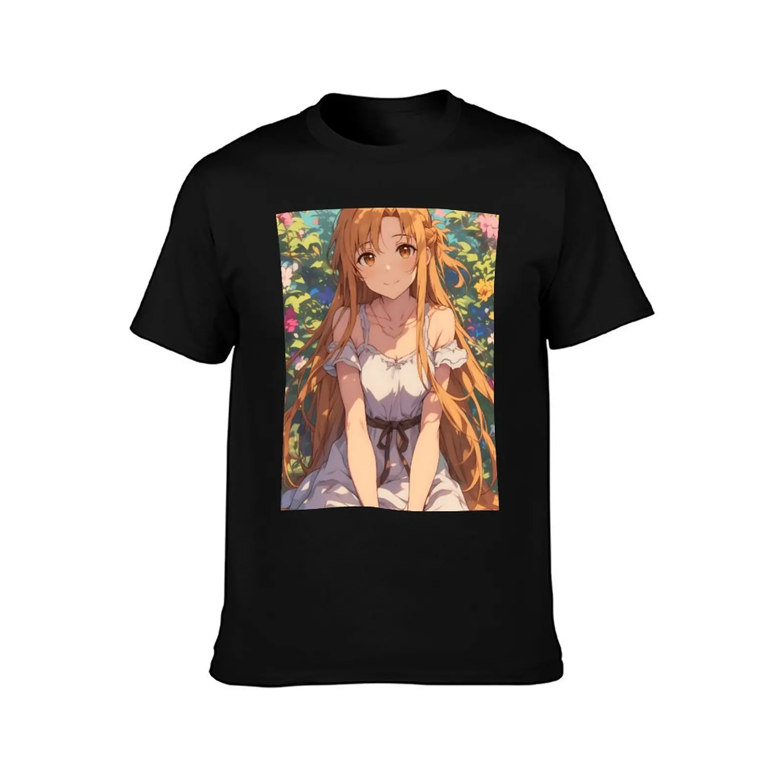 Asuna - SAO 25 T-Shirt Plus Size Summer Short Sleeve T-Shirt