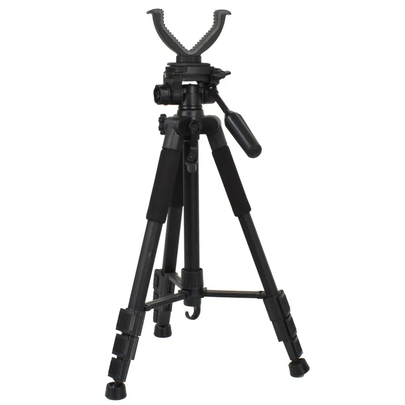 1.5M Shooting Hunting V-shaped Support Tripod Telescopic Aluminum Alloy Outdoor Practice Accessories Height Adjustable