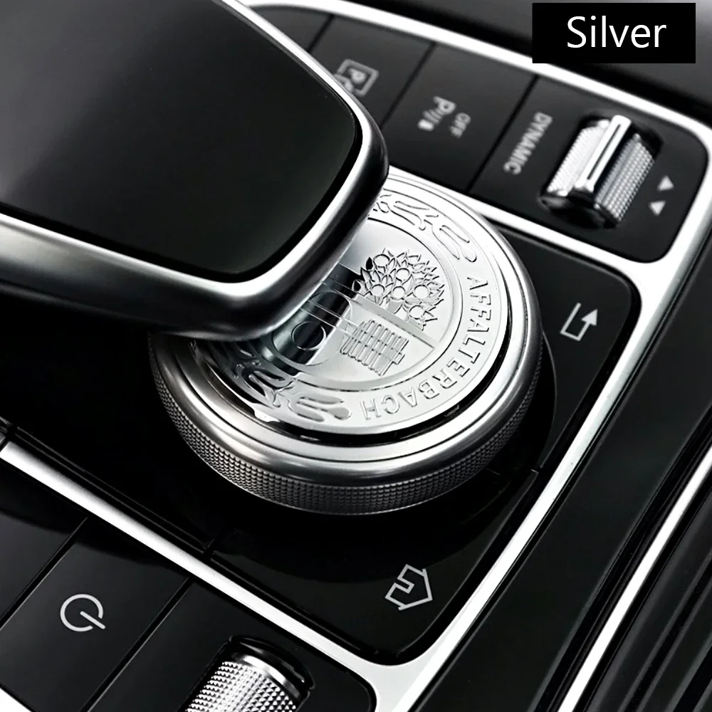 سيارة الداخلية مركز وحدة التحكم ملصق زر الوسائط المتعددة ملصق لمرسيدس بنز W213 W212 W205 W211 W202 W177 AMG ملصق #4