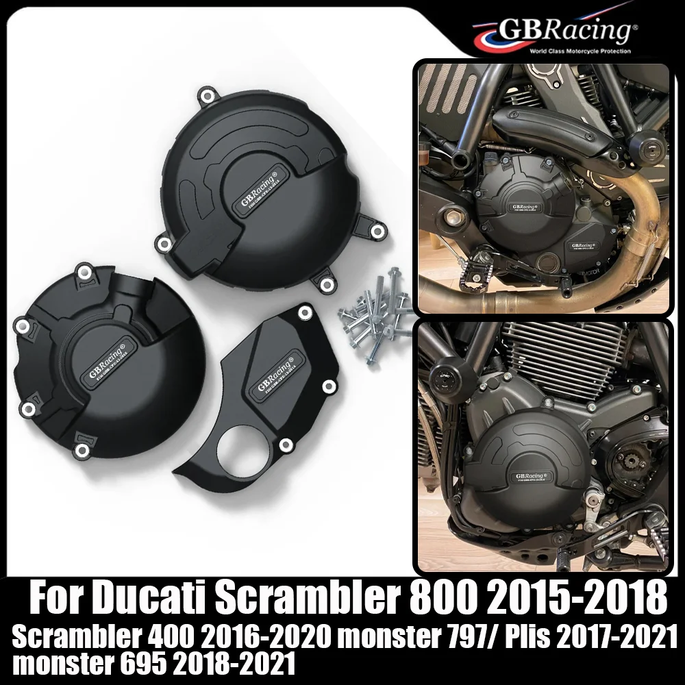 

For Ducati Scrambler 800 2015-2018 Scrambler 400 2016-2020 monster 797/ Plis 2017-2021 695 2018-2021 Engine Protection Cover