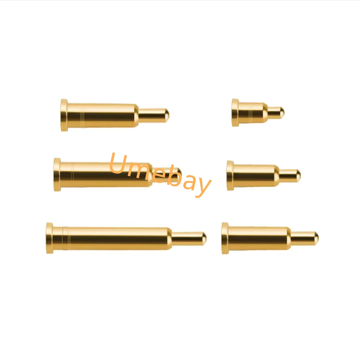 10pcs / Surface mount soldering current needle PIN spring needle antenna top needle gold plating test probe diameter thickened