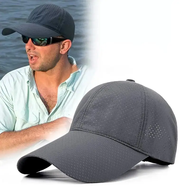 1Pc Mesh Quick Dry Cap Men Running Sports Baseball Cap Women Golf Tennis Cap Outdoor Jogging Breathable Sun Hat‘