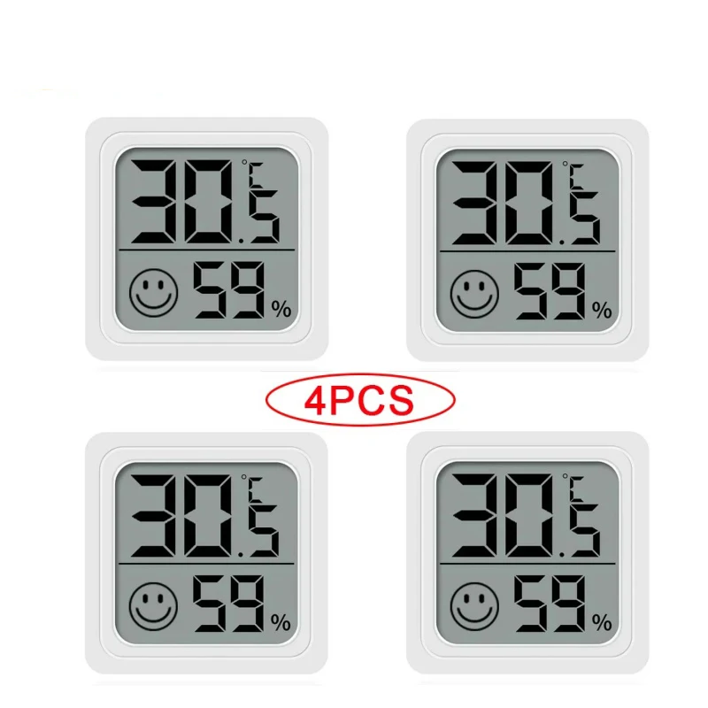 Mini LCD Digital Thermometer Insulation Hygrograph Long Endurance Indoor Humidity Digital Electronic Temperature Detector 2025