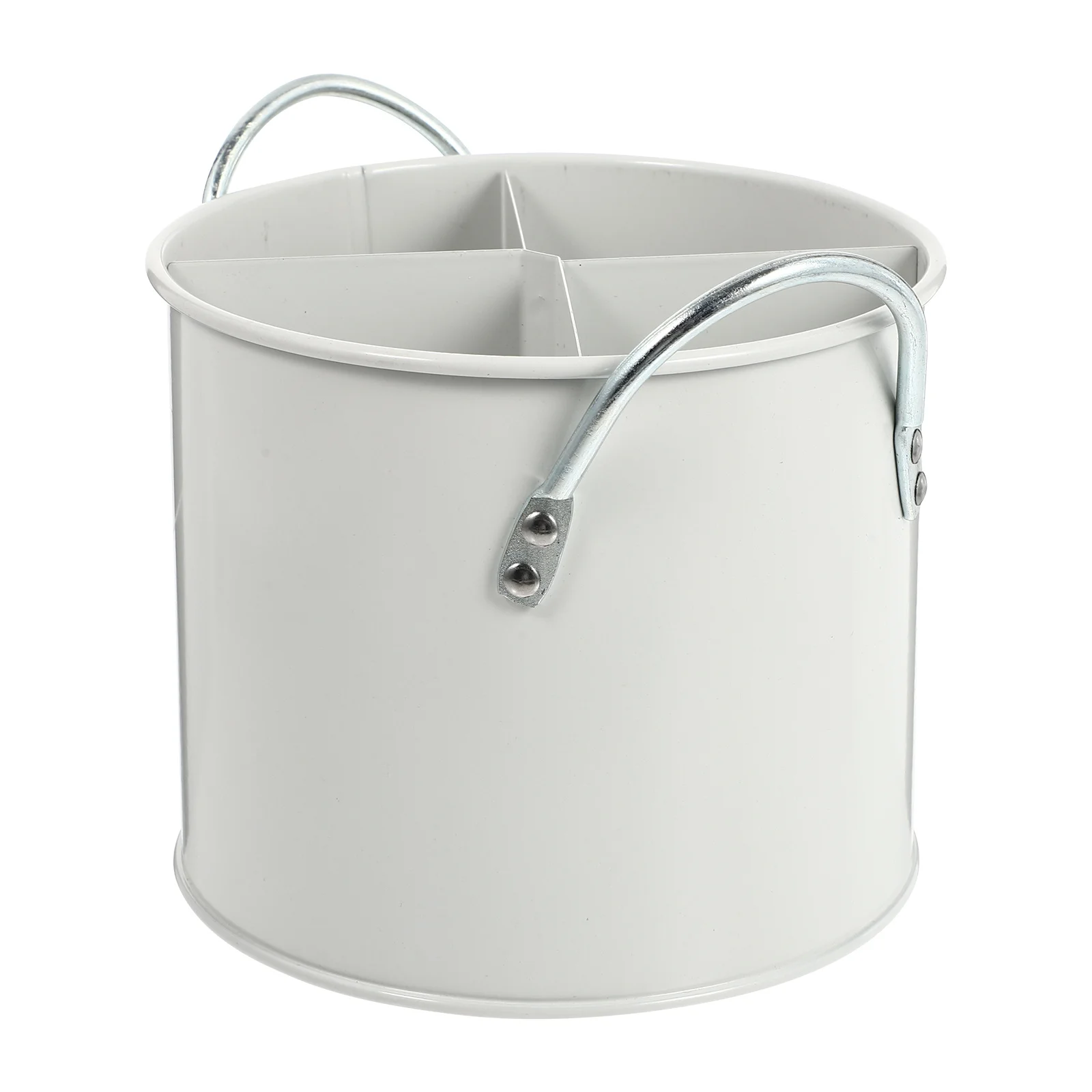 

1Pcs Kitchen Storage Bin Cutlery Bucket Iron Pot Brush Holder Chopstick Cage Tableware Cylinder Practical Organizer