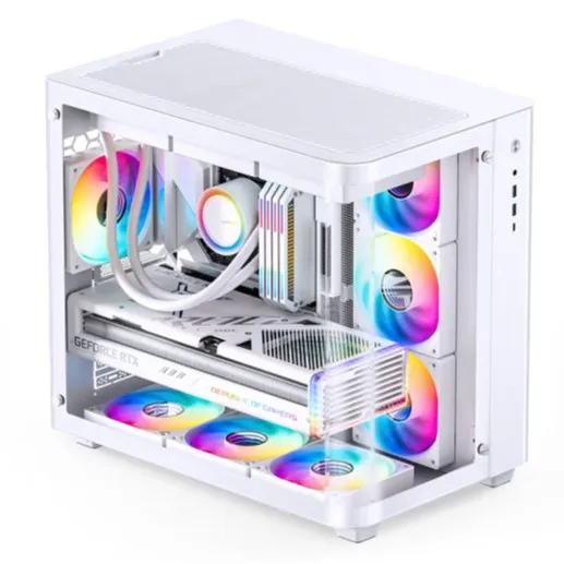 

2025 hot saleJONSBO TK-3 curved sea view room ATX chassis dual 360 cold row/ATX power supply