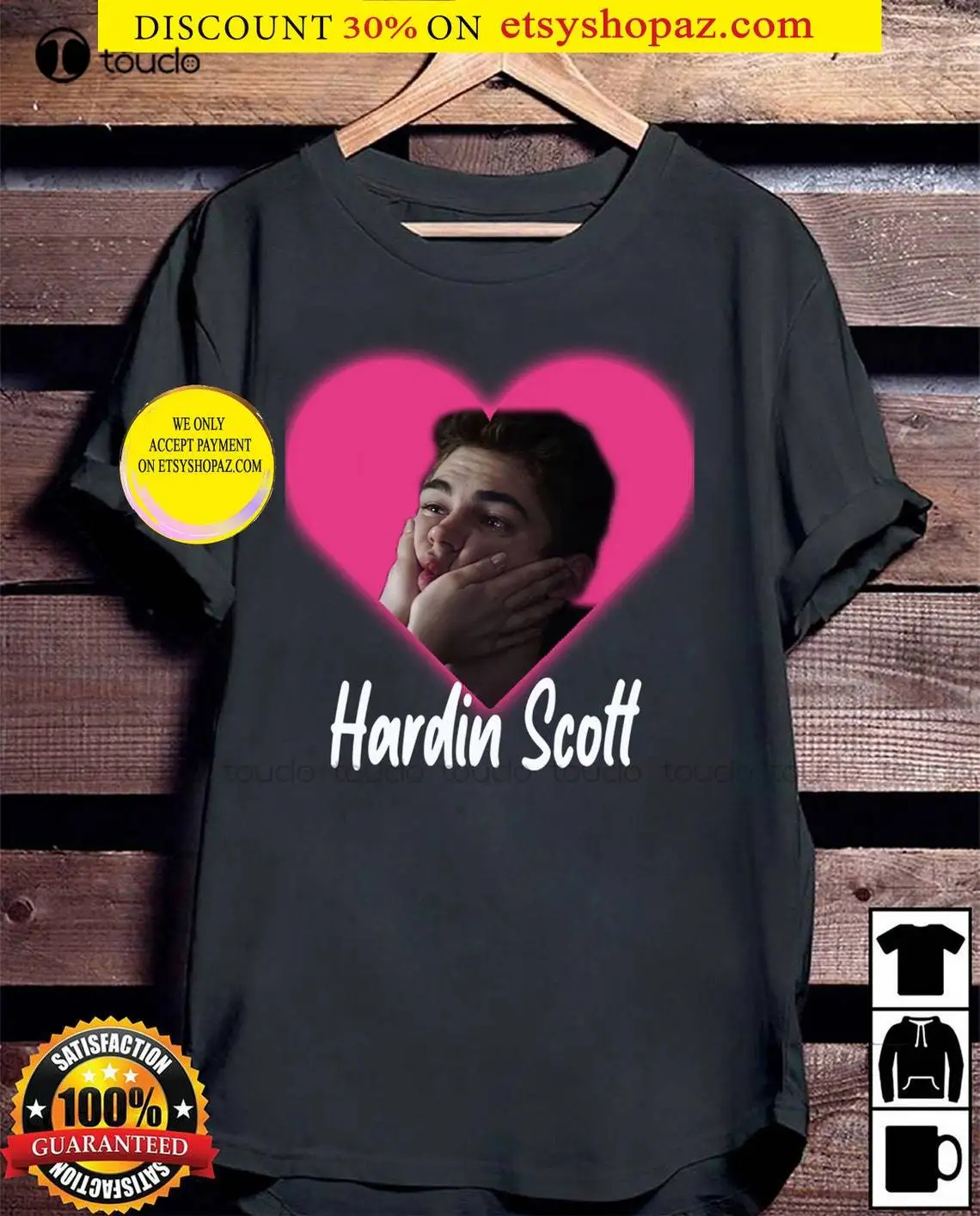 Hardin Scott T-Shirt Hardin Scott Sweatshirt Hero Fiennes-Tiffin Women'S Tee Halloween Shirts Custom Aldult Teen Unisex Xs-5Xl