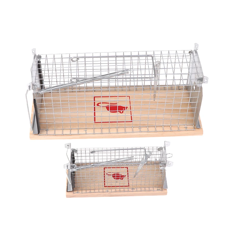 1Set Indoor And Outdoor Rats Trap Rats Cage Pout Rat Smart Reusable Self-locking Mousetrap Prevent Home From Mice Damage Cage