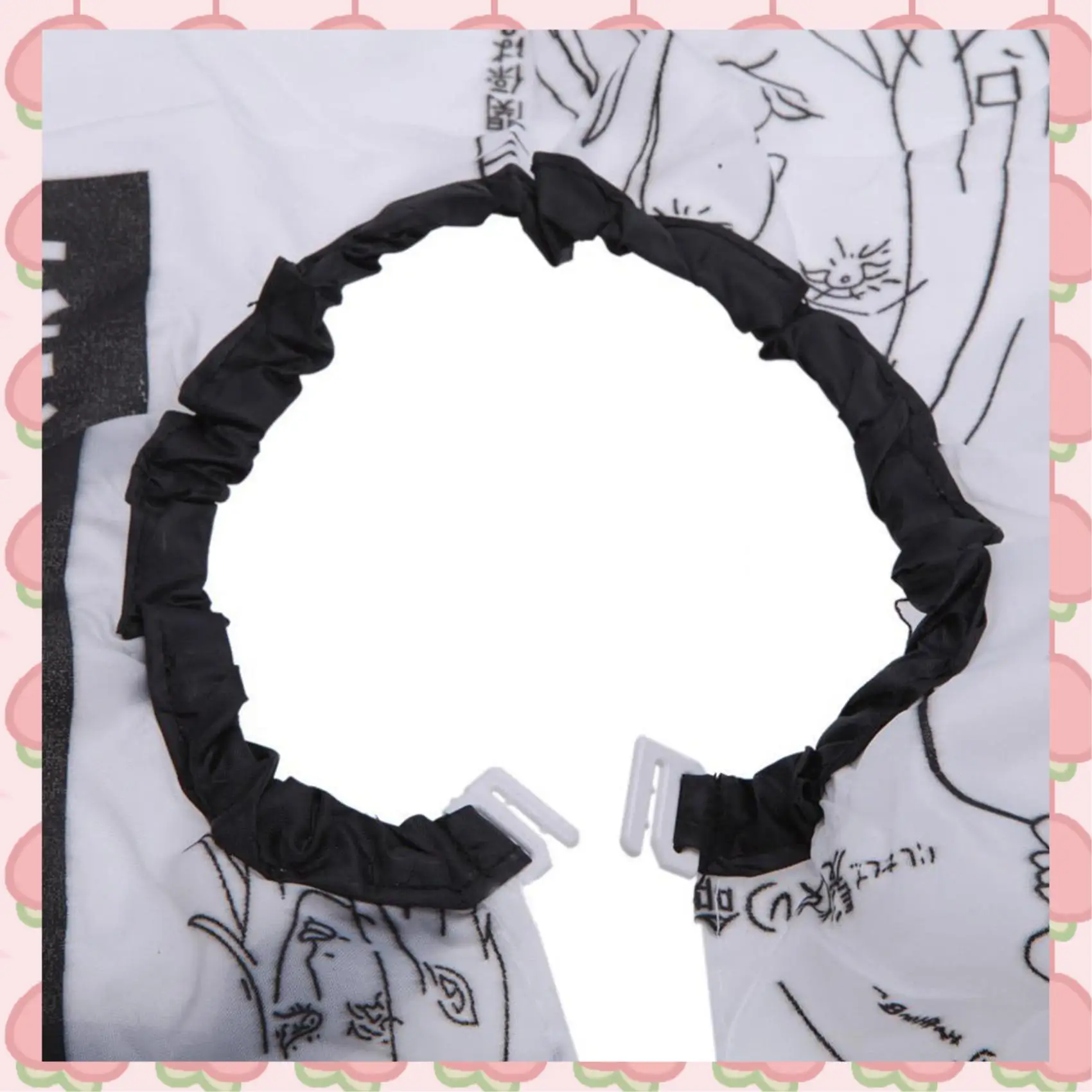 

N18R 3X Парикмахерское платье для салона для взрослых Накидка Парикмахерская Ткань для стрижки волос Черный