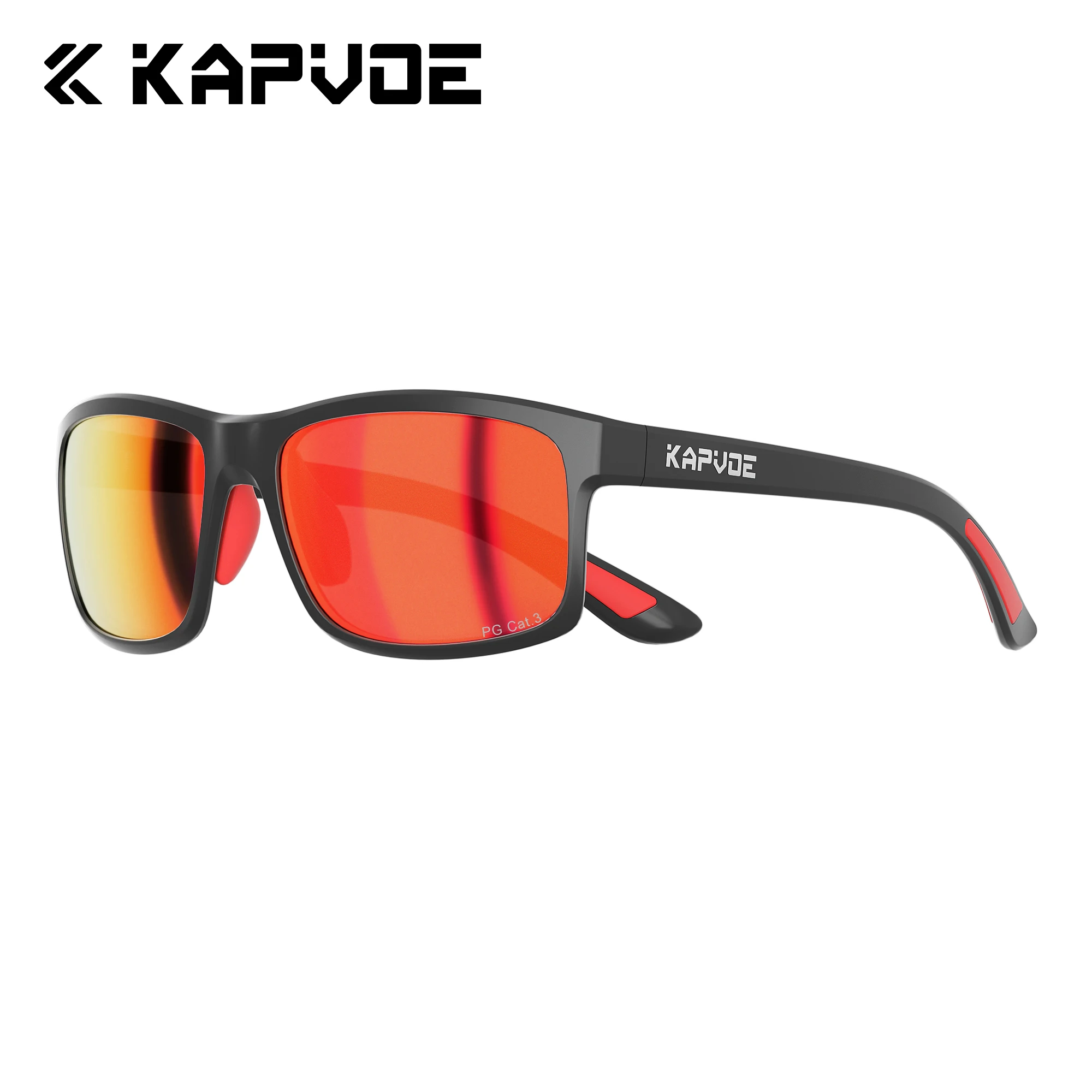 

Поляризованные солнцезащитные очки KAPOVE для мужчин, для кемпинга, пешего туризма, вождения, спорта на открытом воздухе, с защитой от УФ-излучения UV400, для мужчин и женщин