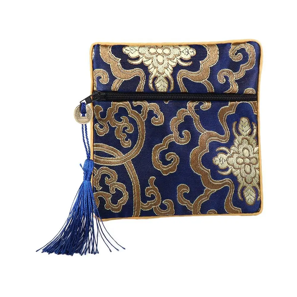 Sieradenverpakking Klein zakje Zegenzak Sieraden opbergtas Zijden sieraden organisator Brokaat zakje Chinese stijl portemonnee