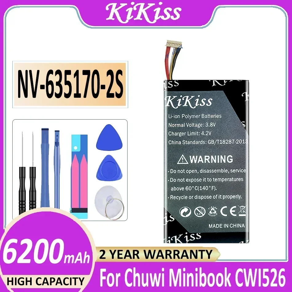 KiKiss Battery NV-635170-2S 6200mAh For Chuwi Minibook CWI526 Tablet PC Bateria